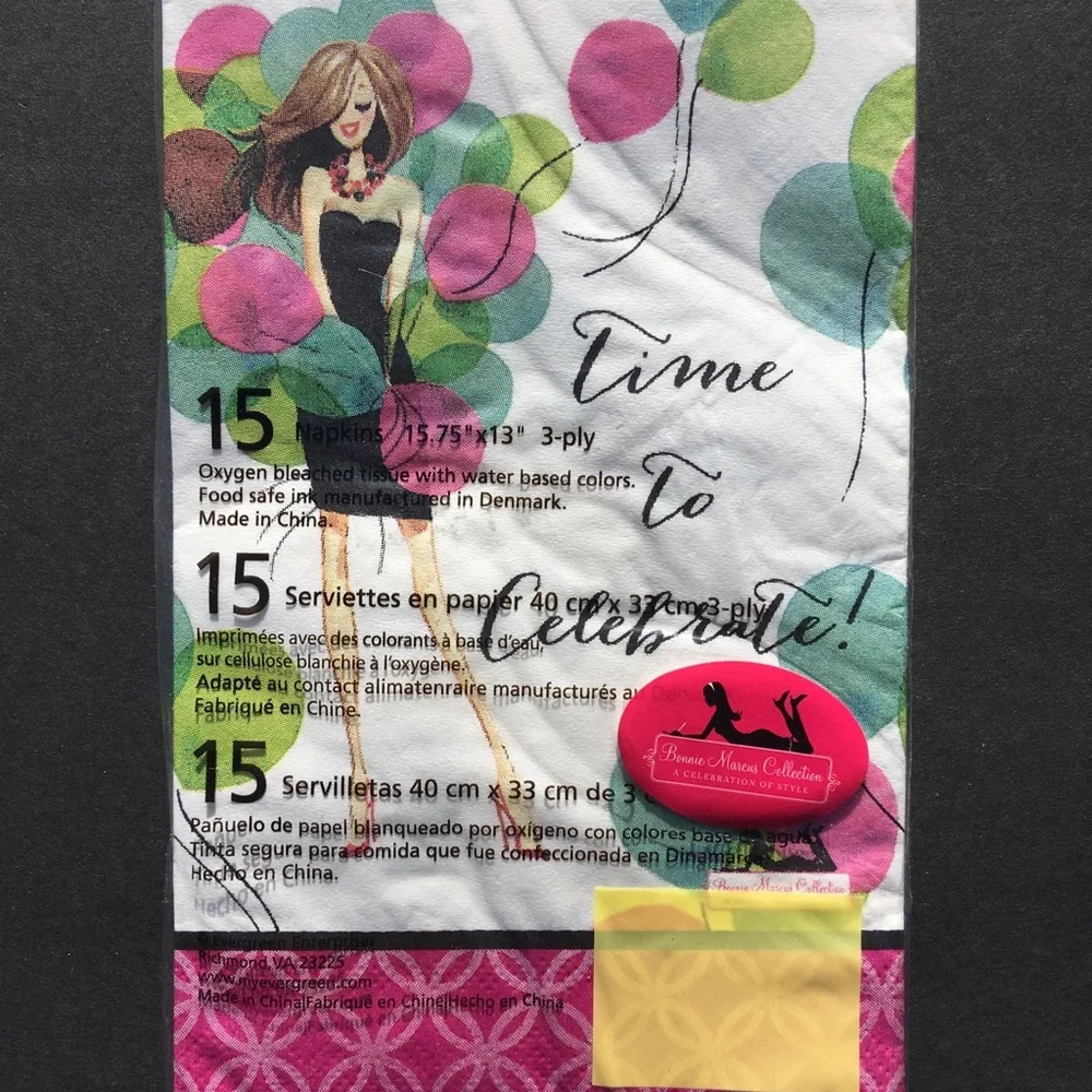 2 Packages Cypress Home Paper Guest Napkins Time To Celebrate Party Crafts New